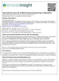 Download ebook '10 key qualities and habits of highly effective mentors'. Pdf Teacher Mentoring And The Reflective Practitioner Approach