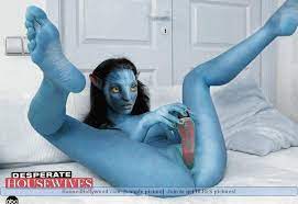 Blue avatar nude