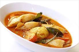 Squid Curry Indian Gulai Sotong Recipe Curry Leaves Impart A Highly Aromatic Flavor To The Curry And Indian Food Recipes Curry Recipes Indian Curry Recipes