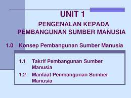 What is human resource development (hrd)? Unit 1 Pengenalan Kepada Pembangunan Sumber Manusia Ppt Download