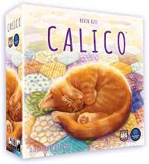 Calico is a quilt and cat themed board game designed by kevin russ and released by flatout games via kickstarter in 2020, with a retail release from aeg soon thereafter. Alderac Entertainment Group Calico Board Game Multicoloured Amazon Co Uk Toys Games