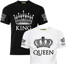El término blusa se refiere a la camisa utilizada por mujeres, niños y también cuando se utiliza en distintas labores por hombres y mujeres. Camisas A Juego Para Parejas King Y Queen Negro Men Xxl Womenxs Black Set Amazon Com Mx Ropa Zapatos Y Accesorios