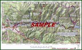 Charts Maps Frying Pan River Fishing Guidebook Colorado