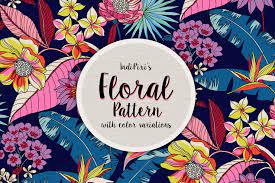 A number of stitch palettes that fall in the floral thread color charts category. Seamless Floral Pattern Graphic Design Pattern Floral Pattern Graphic Patterns