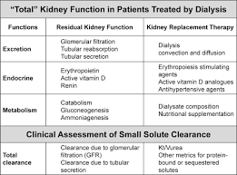 How to interpret the kidney function test results. Measurement And Estimation Of Residual Kidney Function In Patients On Dialysis Advances In Chronic Kidney Disease