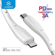 Hagibis Mfi Usb Type C To Lightning Cable For Iphone 11 Pro X Xs 8 Xr Pd36w Fast Usb C Charging Data Cable For Ipad Pro Pd Cable Mobile Phone Cables Aliexpress