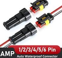 2/3/4/5/6 Pin Automotive Waterproof Connector Kit With Terminals