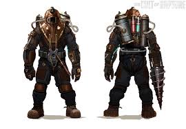 Bioshock 2 Big Daddy Face Bio Shock Final Concept Model Sheet Bioshock Bioshock Art Bioshock 2