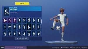 Almost all of the skins available in fortnite battle royale as transparent png files for you to use. New Fortnite Skin Dynamic Dribbler Showcase Dances Emotes Football England Outfit World Cup Fortnite Football Football Players