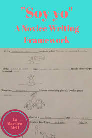 Soy Yo Novice Story Framework Socratic Seminar Writing Prompt Socratic Seminar Spanish Writing Writing