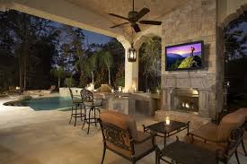 You'll have many outdoor patio furniture options to choose from in terms of style, materials and cost. Outdoor Tv Enclosure Ideas Take The Entertainment Outdoors