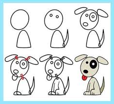 Kopek Cizimleri Kolay Doodle Sanati Hayvan Cizim