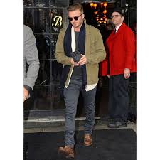 David robert joseph beckham obe (uk: David Beckham Green Military Style Jacket Available Online