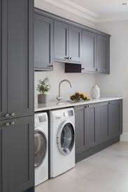 Maybe you would like to learn more about one of these? Dark Grey Shaker Kitchen Transitional Utility Room Other By Masterclass Kitchens Houzz Ie