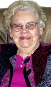 Gertrude Nagelkerk observing 90th birthday