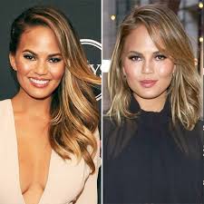 Chrissy Teigen Gets A New Long Bob Haircut See The Picture Chrissy Teigen Hair Chrissy Teigen Hair Color Long Bob Haircuts