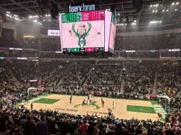 Fiserv Forum Section 116 Home Of Milwaukee Bucks