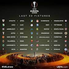 Il ritorno dei sedicesimi di finale sarà in programma giovedì 25 febbraio. Europa League Sedicesimi Di Finale Calendario Con Orari E Date Stadiosport It