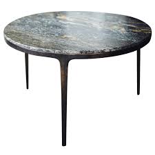 Coffee table with lift granite top. Barbera Bronze Round Table Modern Solid Bronze Base With Granite Stone Top For Sale At 1stdibs