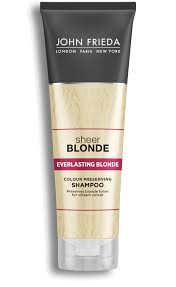 Purple shampoo is an absolute necessity for blondes to use in between hair coloring sessions as it easily helps keeps your blonde beautiful. Everlasting Shampoo For Blonde Hair John Frieda