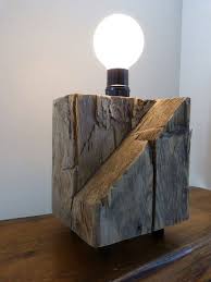 Recycled Barn Wood Table Lamp Wooden Lamps Design Table Lamp Wood Wooden Lamp