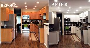 after kitchen cabinet refacing gallery