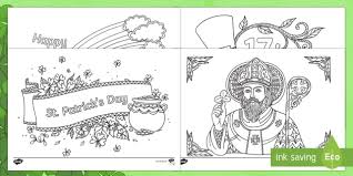 Kristen duke photography colorable bookmarks. St Patrick S Day Colouring Sheets Mindfulness