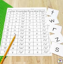 Additional ideas for assessment are included in the reading . Letter Knowledge Assessment Resource Letter Recongnition Tracker