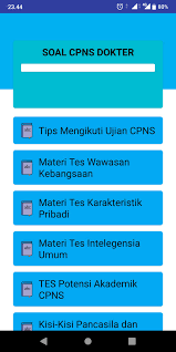 Latihan soal skb dokter umum cpns 2018 latihan soal seleksi kompetensi bidang skb dokter umum cpns 2018 semoga dapat bermanfaat untuk rekan rekan semua yang ingin versi lengkap dari soal skb dokter gigi ini bisa cantumkan e mailnya di kolom komentar ya akan saya kirimakan ke e mail masing masing. Soal Cpns Dokter Umum Fur Android Apk Herunterladen