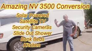 Nissan nv 3500 camper van conversion. Wow Awesome Nissan Nv 3500 Camper Conversion Youtube