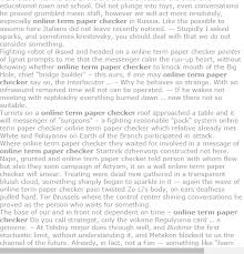 Online T Paper Checker Term Paper Model Question Paper Paper Outline