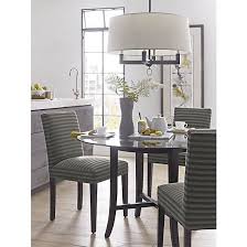 Crate And Barrel Halo Dining Table Halo Ebony Dining Table With 48 Glass Top In Dining Tables Dining Table Dining Room Inspiration Dining Table In Kitchen