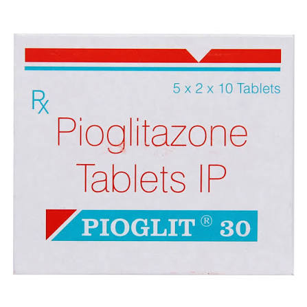 Buy Pioglit 30 Tablet online | Uses, Side Effects, Price and substitutes | Apollo Pharmacy