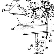 The deck belt under a riding mower can seem like a random tangle of rubber if you're not familiar with this type of maintenance. Mtd 190 993 000 1998 Mowing Deck With Round Hole Blades Shanks Lawn