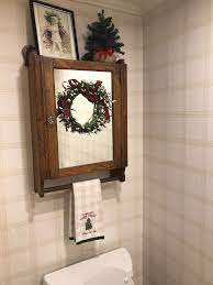 Powder Room Christmas Vintage Medicine Cabinets Home Decor Decor
