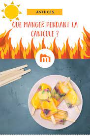 Que Manger Pendant La Canicule Recette Facile Cuisine Facile Idee Recette
