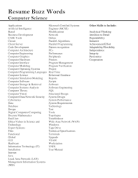 resume buzz words