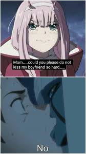 I Can T Stop Laughing Darling In The Franxx Darling Quotes Anime Love Couple