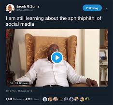Get news24 editor adriaan basson's weekly take on the news, first and exclusive in your inbox every monday morning. Watch It S Really Me Zuma Tells Twitter He S Still Learning About The Sphithiphithi Of Social Media News24