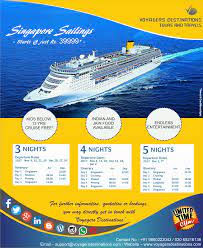 Choose From The Exclusive Singapore Cruise Tour At Best Price Singapore Sailings With Early Bird Offer Limited Seats Onl Car Hire Malaga Airport Europe Tours