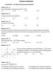 Ekspresowy kurs maturalny z matematyki. Matura Probna 2020 Z Matematyki Rozwiaz Zadania Sprawdz Swoja Wiedze Sanok Nasze Miasto