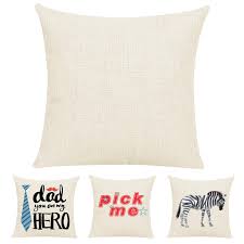 These two panels will form the back envelope section of the pillow cover. Amazon Com Justry 8 Pcs Sublimation Blanks Linen Pillow Cases 16 X 16 Inch Cushion Cover Throw Pillow Covers For Chair Sofa Vinyl Htv With Invisible Zippers Diy Blanks Pillow Case No Pillow