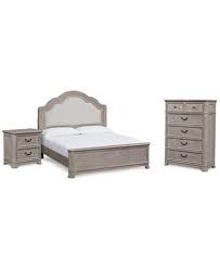 Furniture Elina Bedroom Furniture Set 3 Pc King Bed Chest Nightstand Created For Macy S Reviews Furniture Macy S Bedroom Collections Furniture Bedroom Furniture Furniture