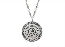 Me Ro New Joyful Heart Fearlessness Pendant Milled