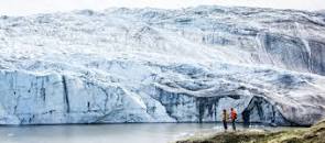 Image result for at the bottom of a glacier in Greenland