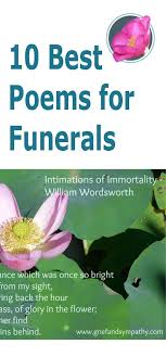 10 Best Poems For Funerals Funeral Poems Best Poems Funeral Readings