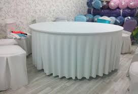 Yuvarlak banket masa q140 cm. Buyuk Yuvarlak Masa Ortusu Imalat Toptan Satis Masa Ortuler Dekorasyon