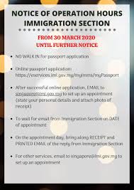 Check spelling or type a new query. Notice Of Closure Consular Section And Operation Hours Immigration Section Home Portal