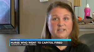 Nurse loses job after entering US Capitol during riot