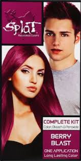 Basically, you won't like the color of your hair to be a mix between blue or purple, burgundy or red, or pink or fuchsia. Splat Rebellious Colors Hair Color Kit Berry Blast 1 Ct Fry S Food Stores